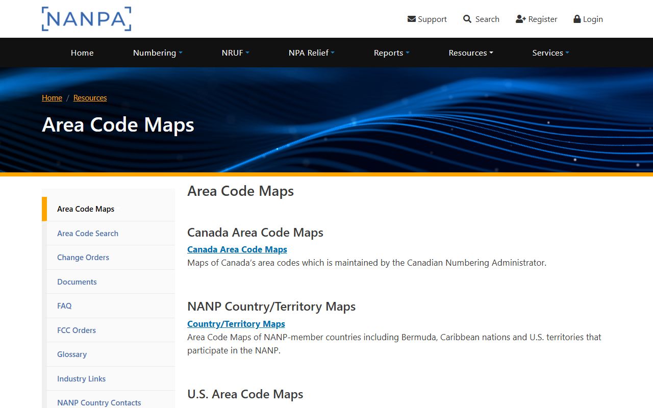 Holly Springs phone area codes NANPA area code map lookup