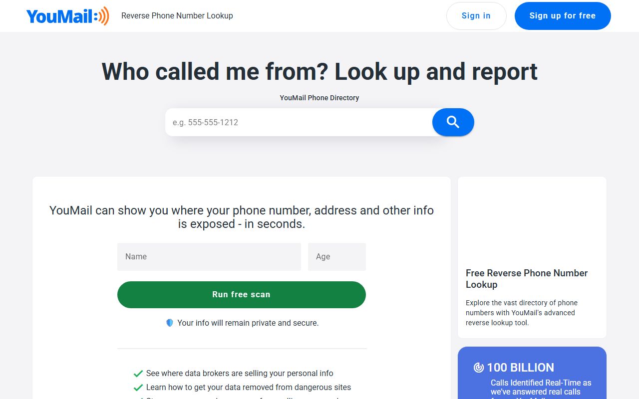 Holly Springs phone codes YouMail spam number lookup directory